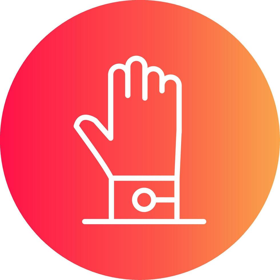 Glove Creative Icon Design vector