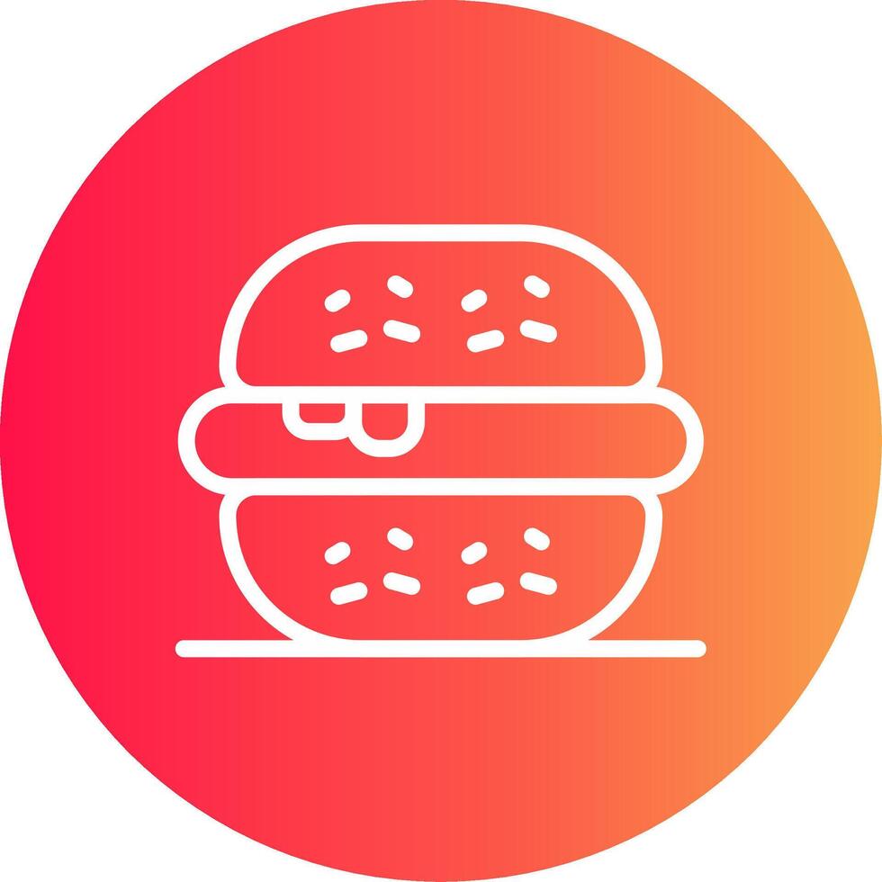 Burger Creative Icon Design vector