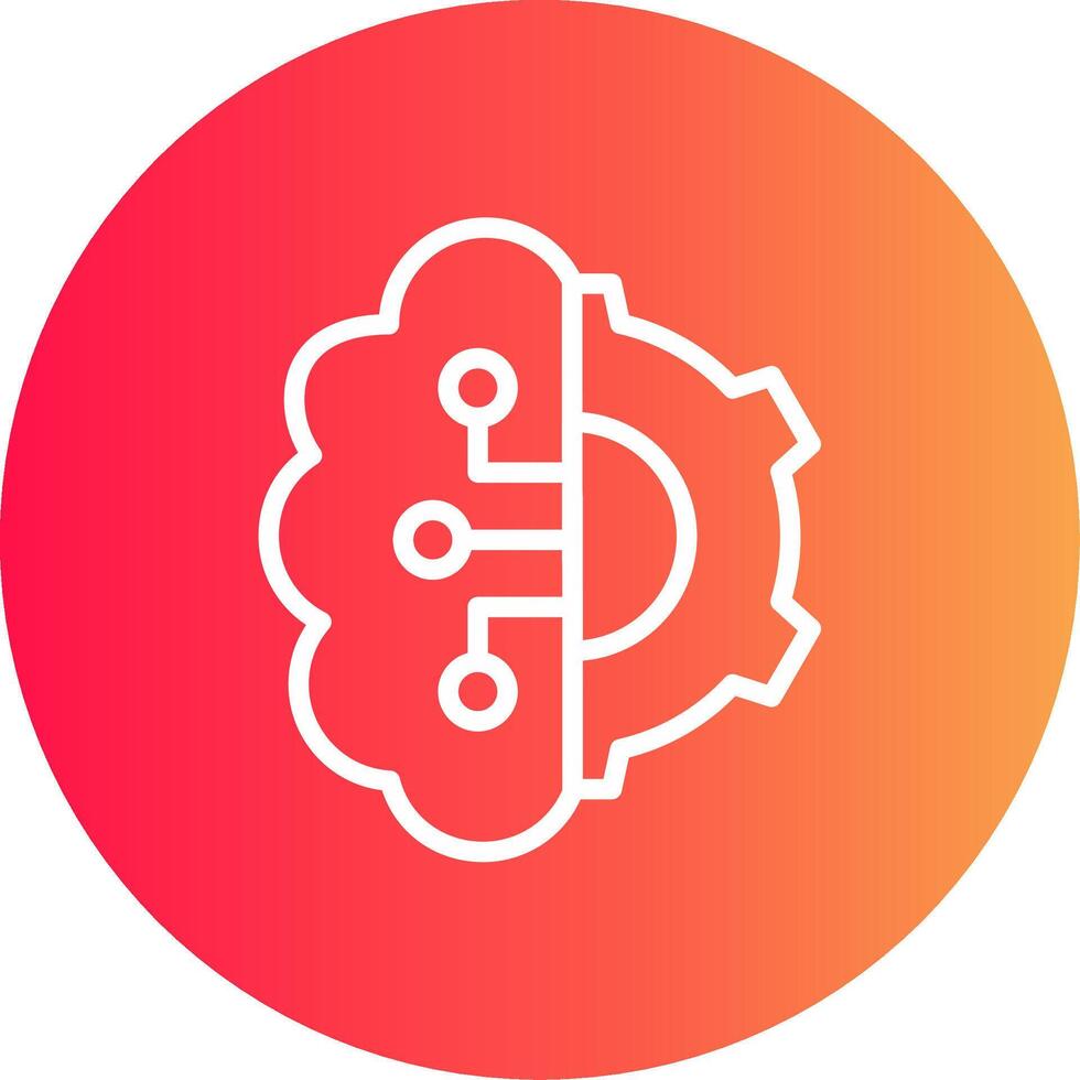 Artificial Intelligence Creative Icon Design 38634607 Vector Art at ...