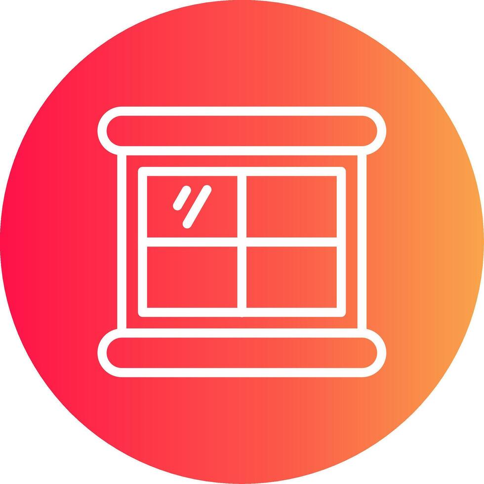 Window Creative Icon Design vector