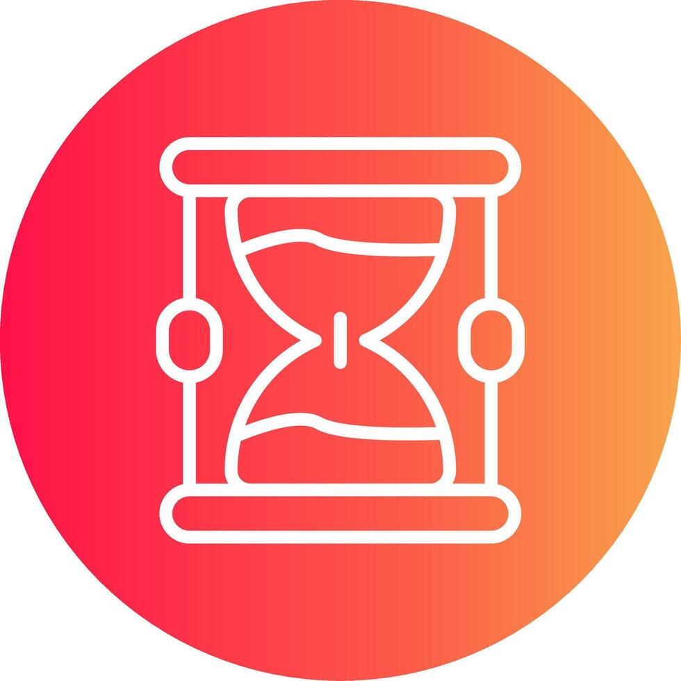 Hourglass Creative Icon Design vector