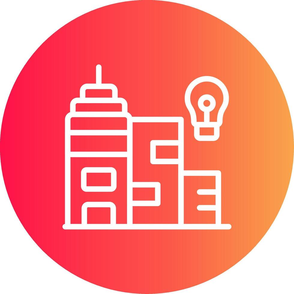 Building a Business Creative Icon Design vector