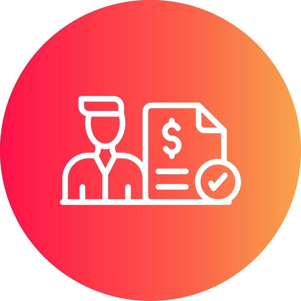 Dealer Invoice Creative Icon Design vector