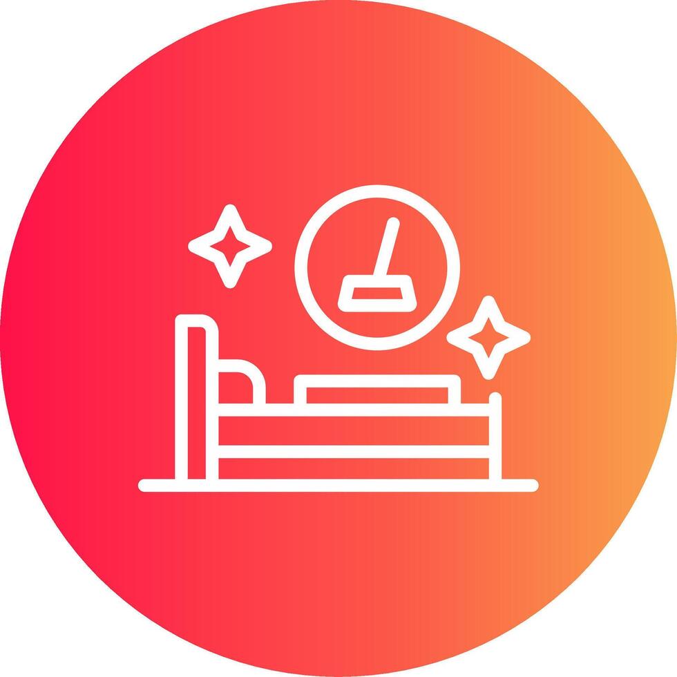 Airbnb Cleaning Creative Icon Design vector