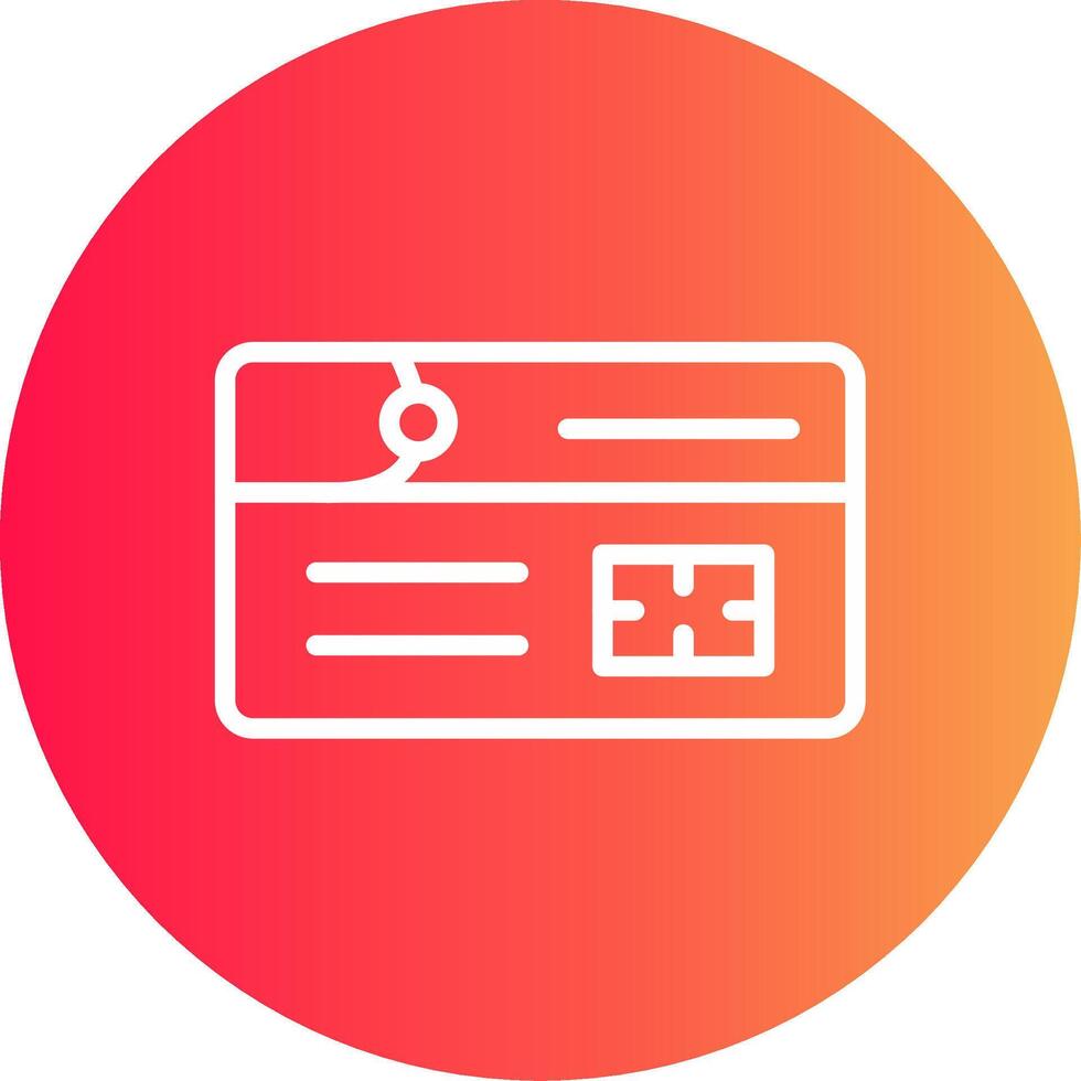 débito tarjeta creativo icono diseño vector