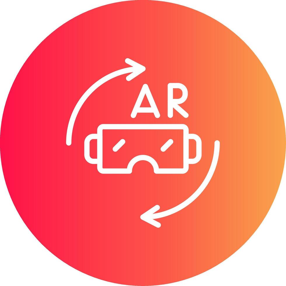 Vr Glasses Creative Icon Design vector