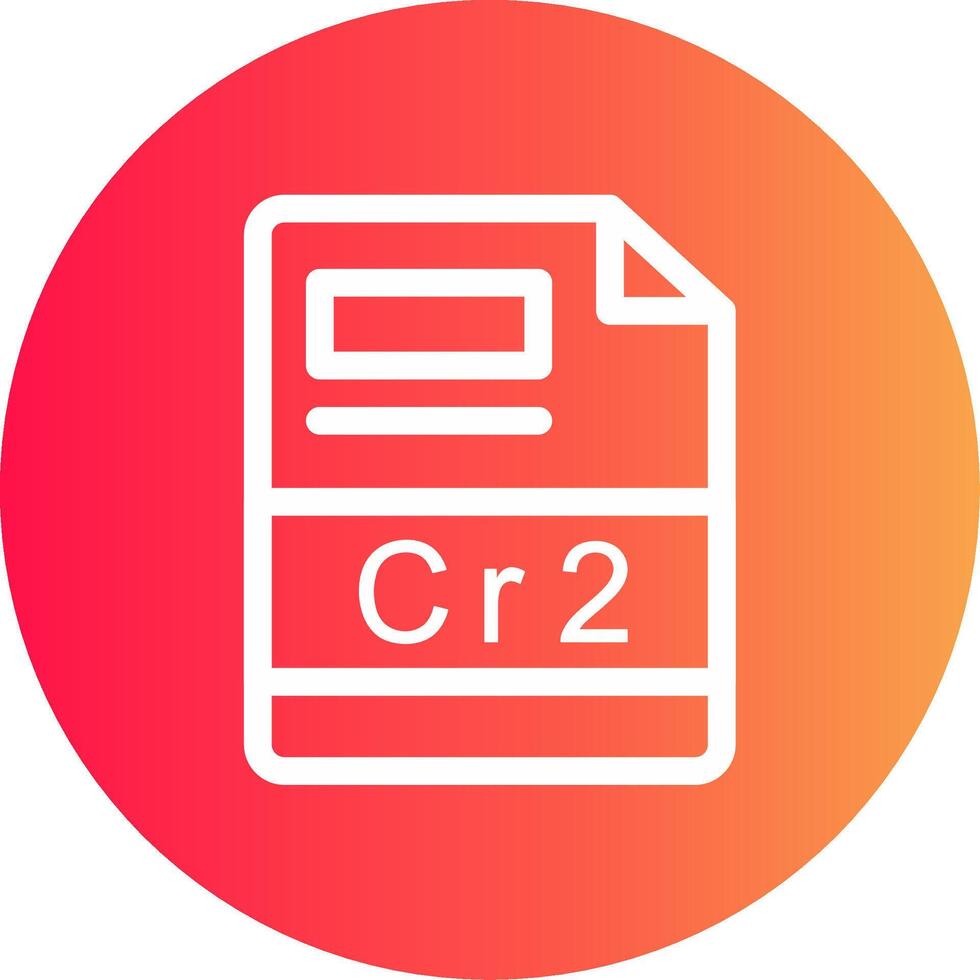 cr2 creativo icono diseño vector