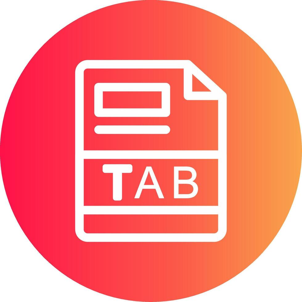 TAB Creative Icon Design vector