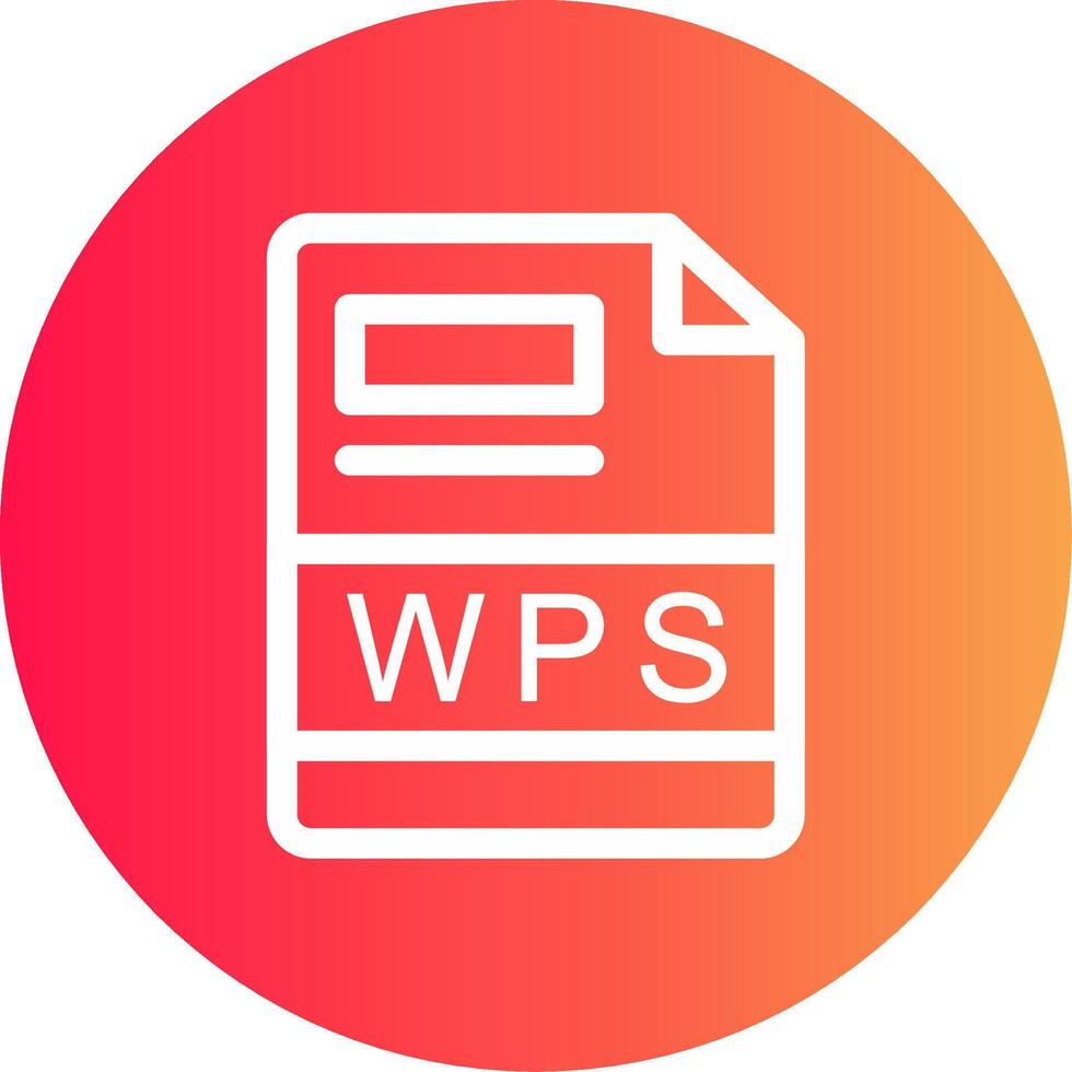 WPS Creative Icon Design vector