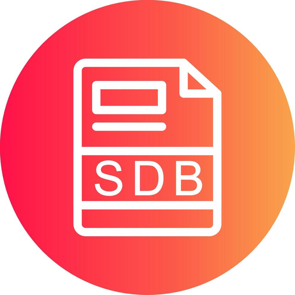 SDB Creative Icon Design vector