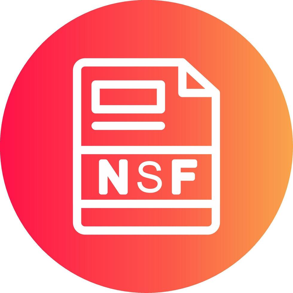 NSF Creative Icon Design vector