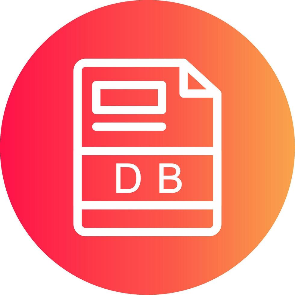 DB Creative Icon Design vector