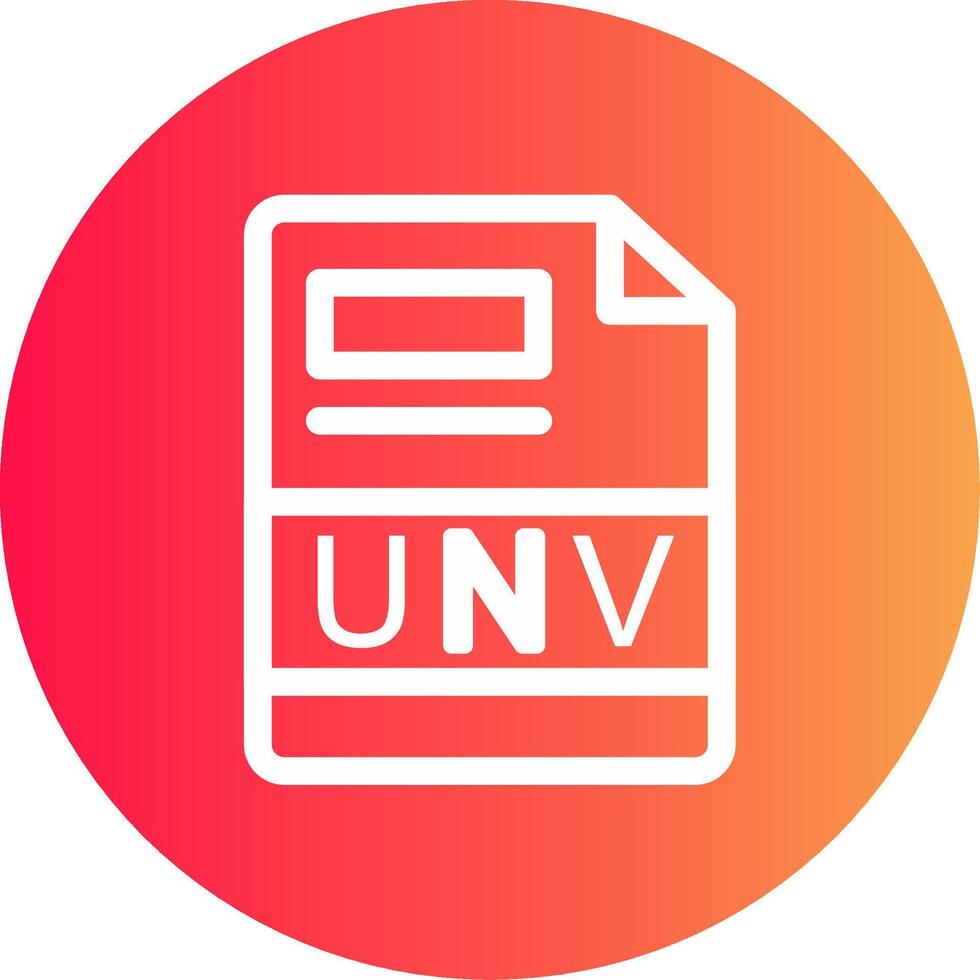 unv creativo icono diseño vector