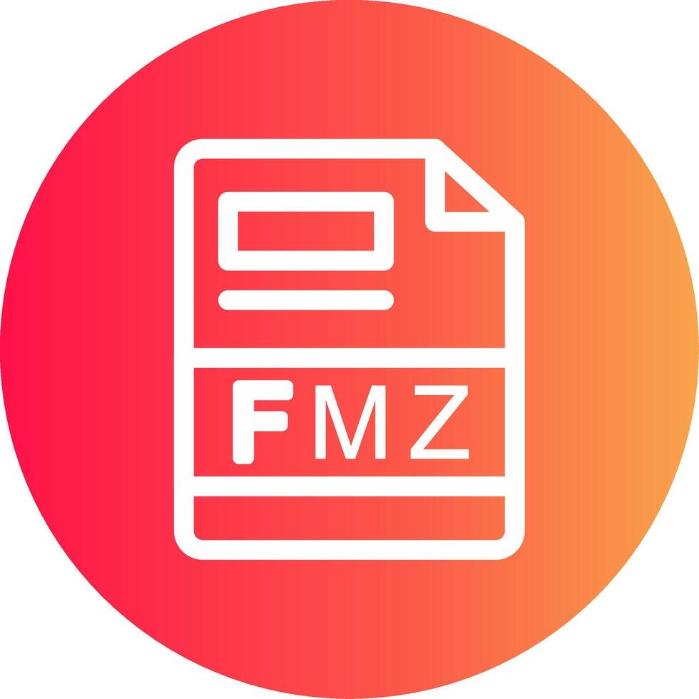 fmz creativo icono diseño vector