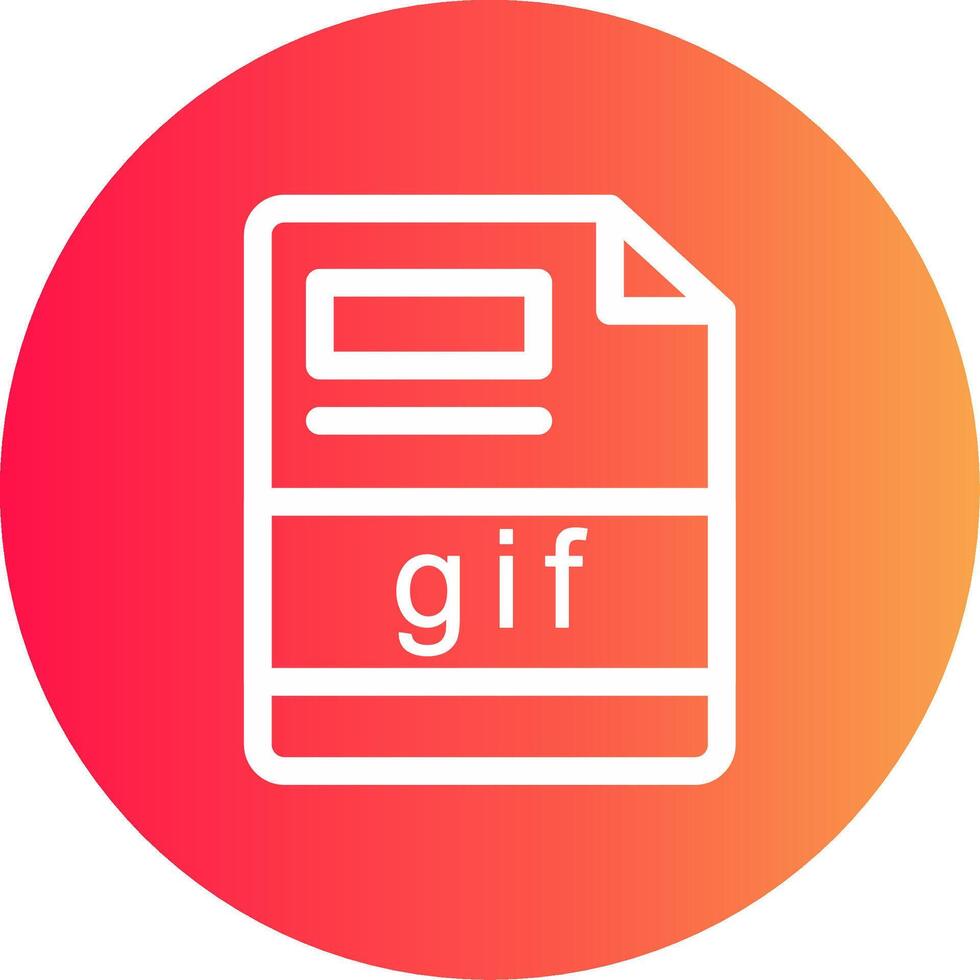 gif Creative Icon Design vector