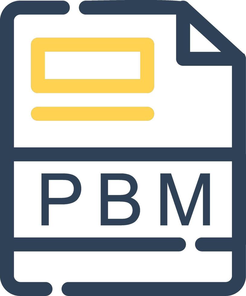 PBM Creative Icon Design vector
