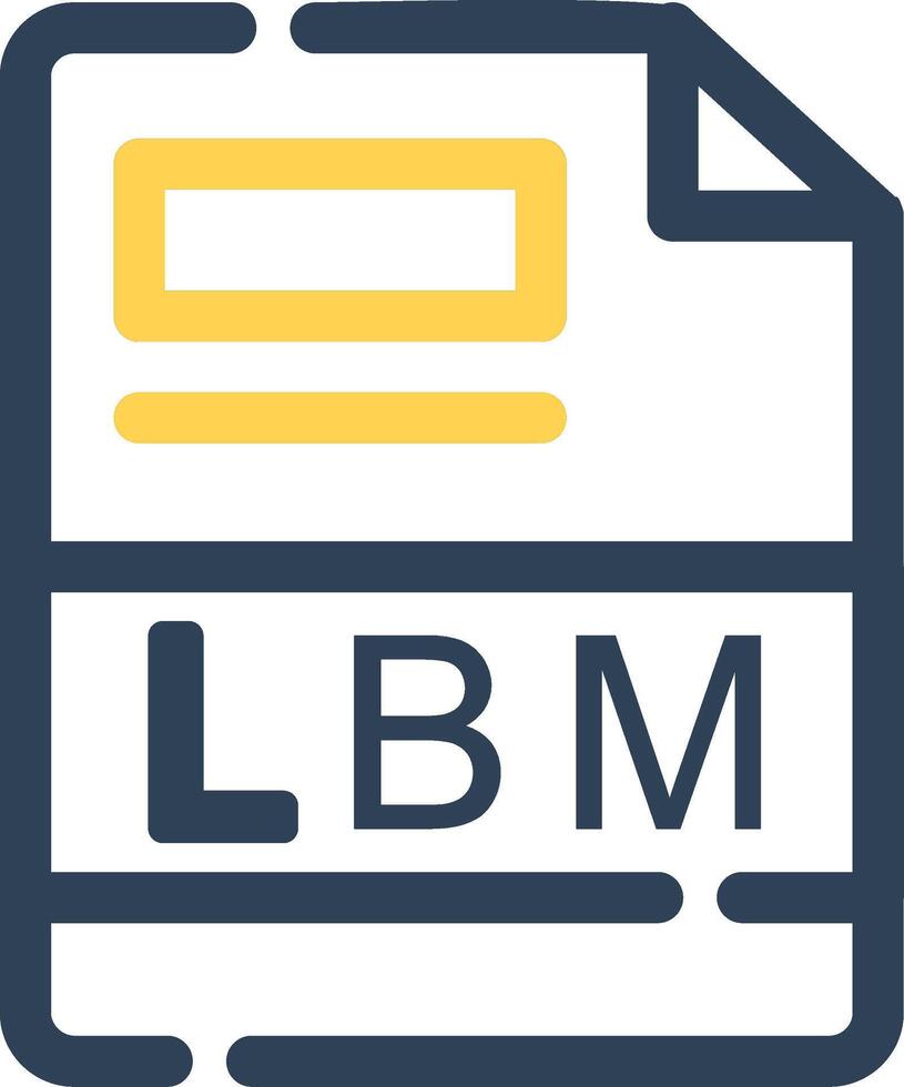 LBM Creative Icon Design vector
