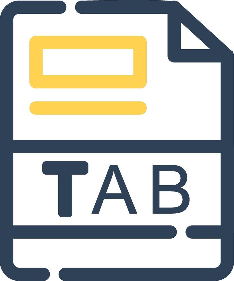 TAB Creative Icon Design vector