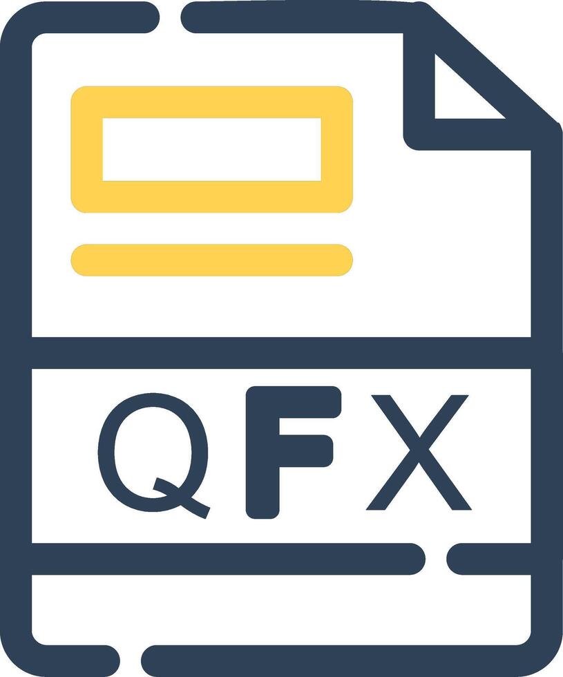 QFX Creative Icon Design vector