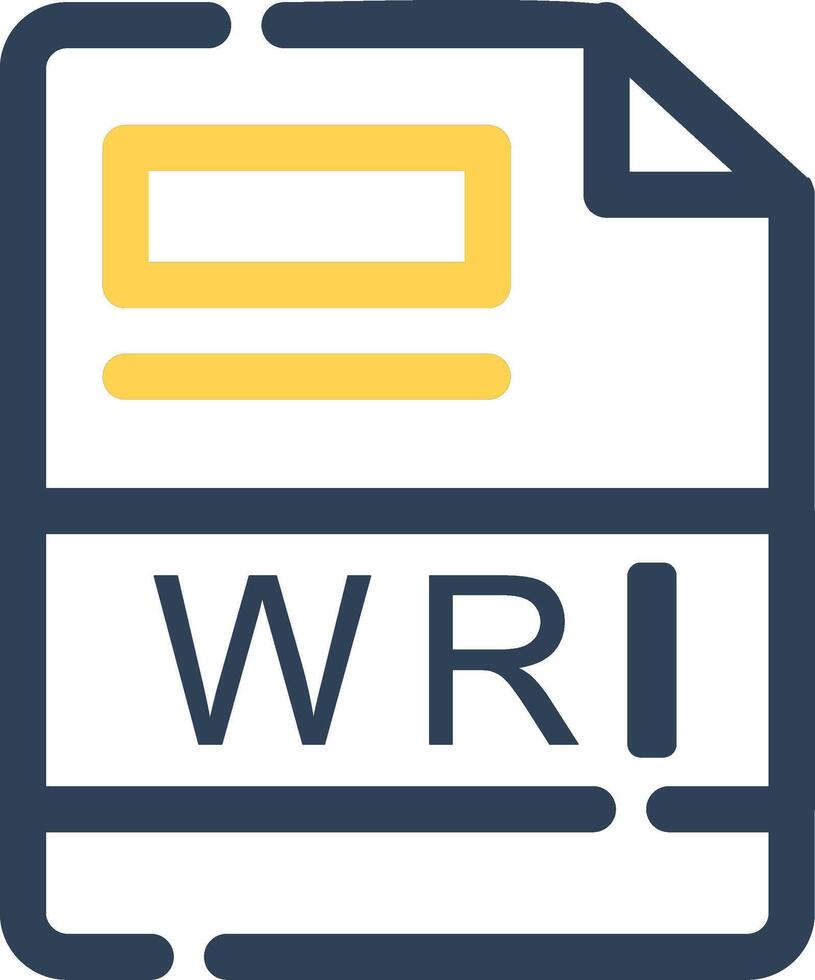 WRI Creative Icon Design vector