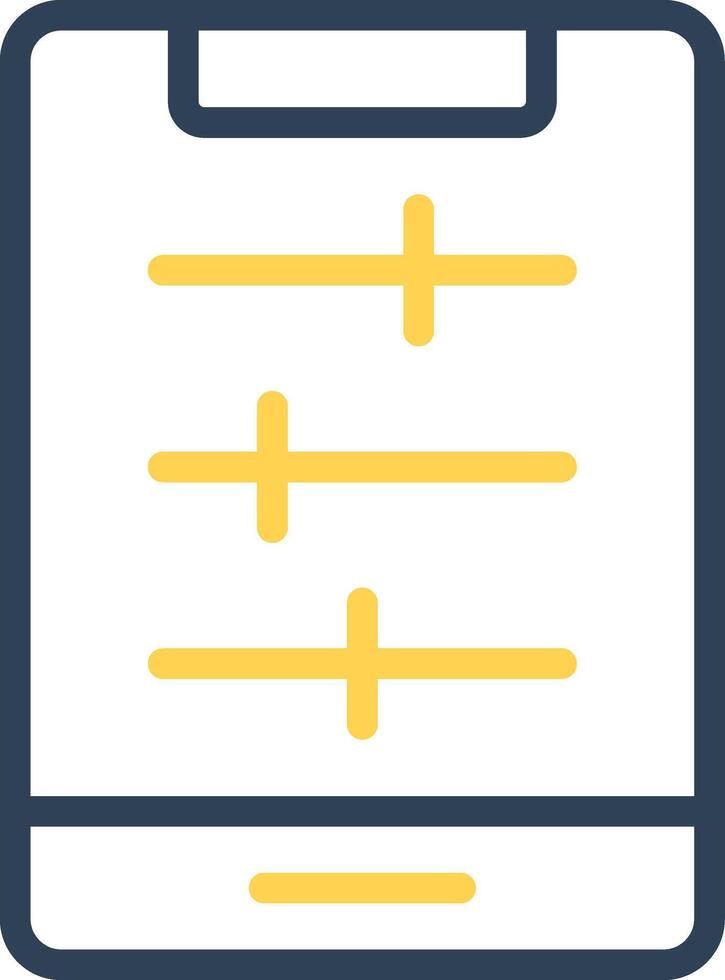 Phone Menu Creative Icon Design vector