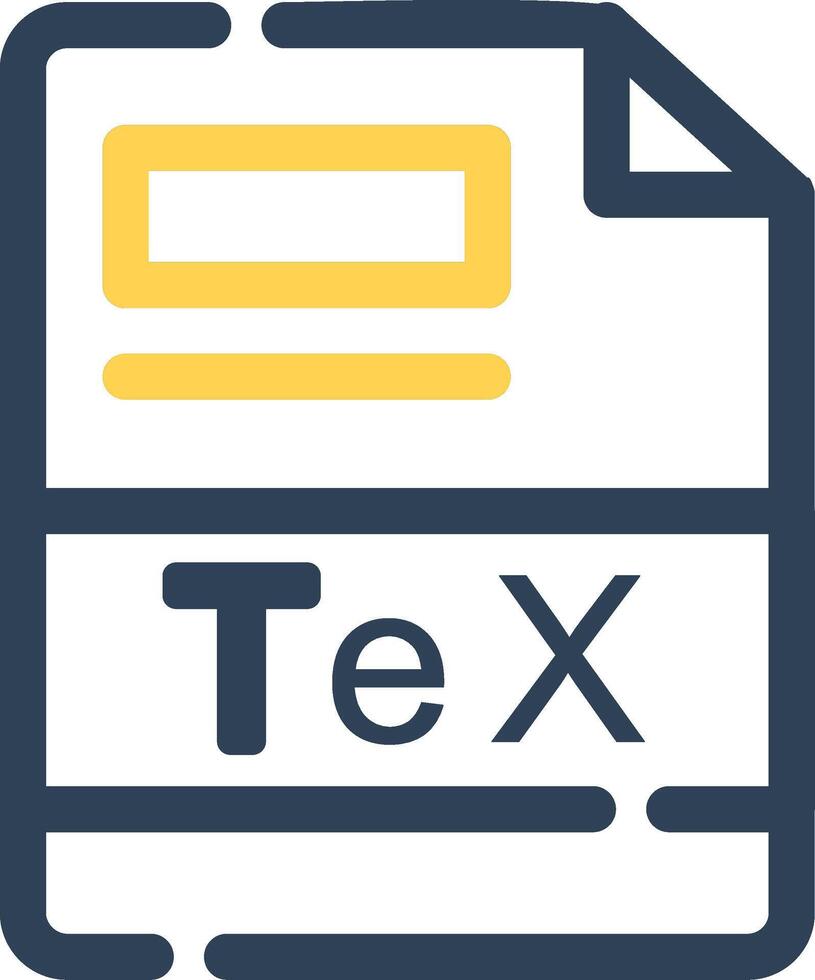 TeX Creative Icon Design vector