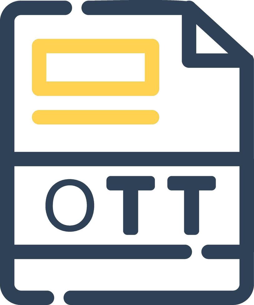 OTT Creative Icon Design vector