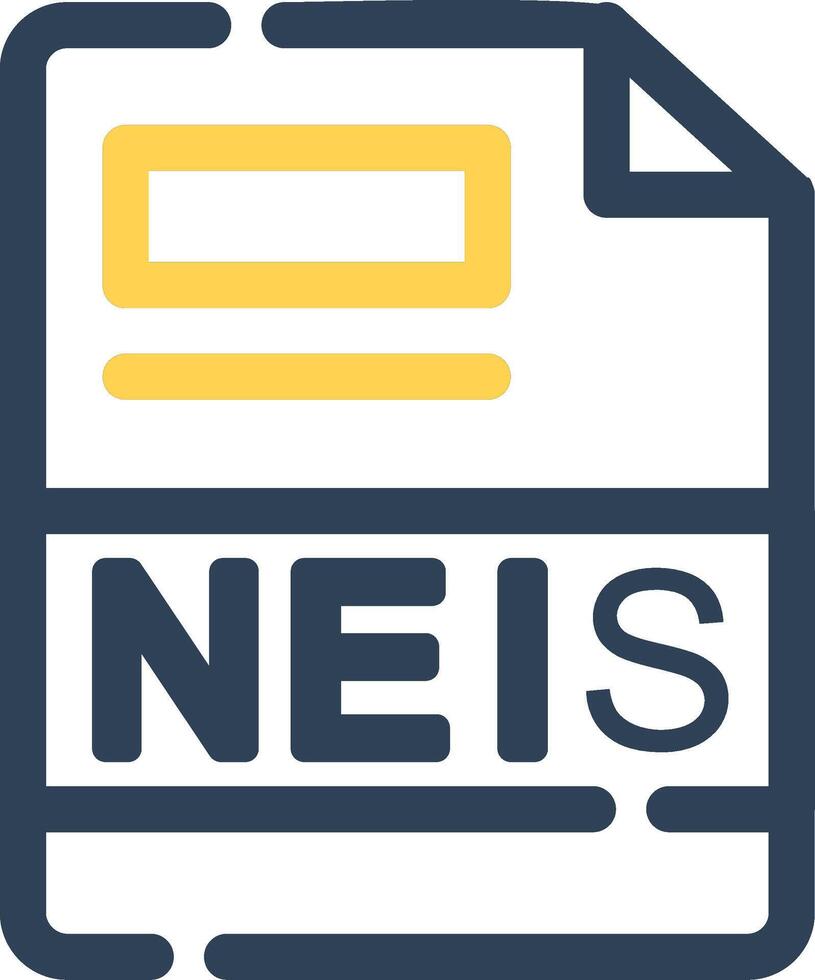 NEIS Creative Icon Design vector