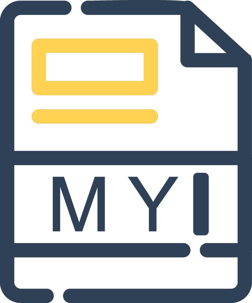 MYI Creative Icon Design vector
