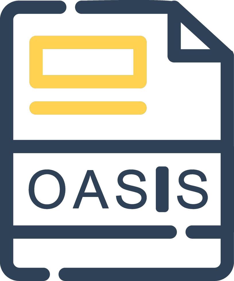 OASIS Creative Icon Design vector