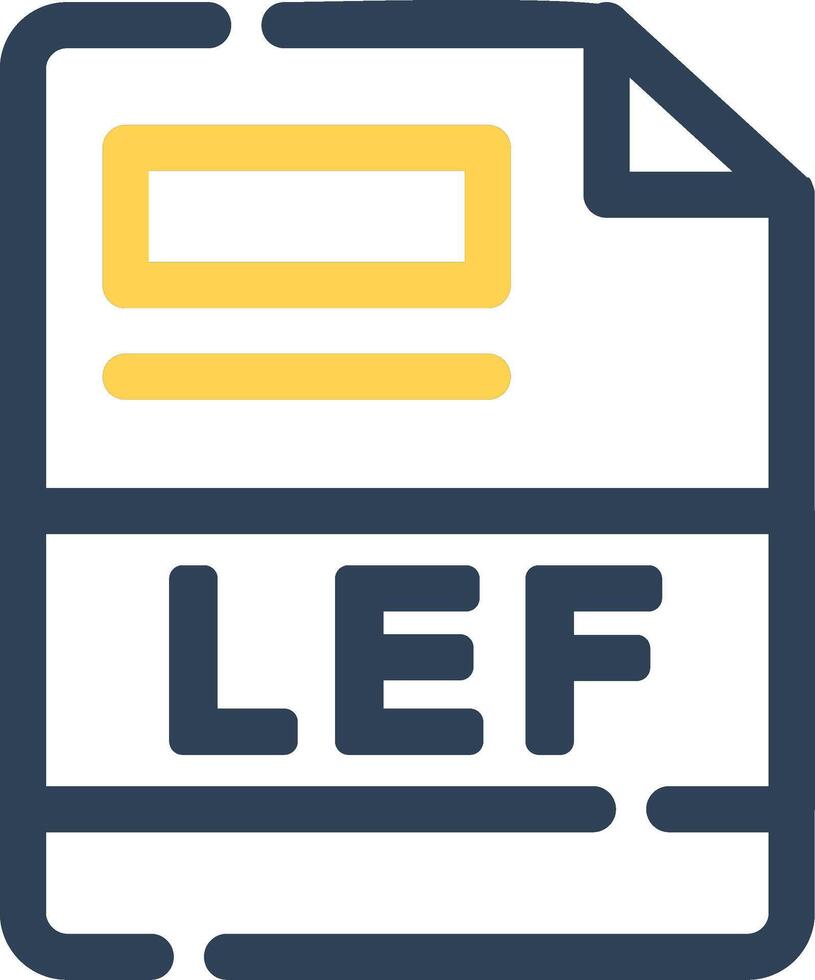LEF Creative Icon Design vector