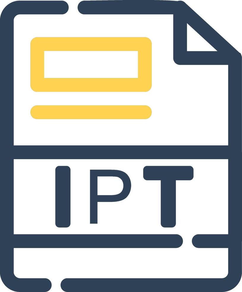 IPT Creative Icon Design vector