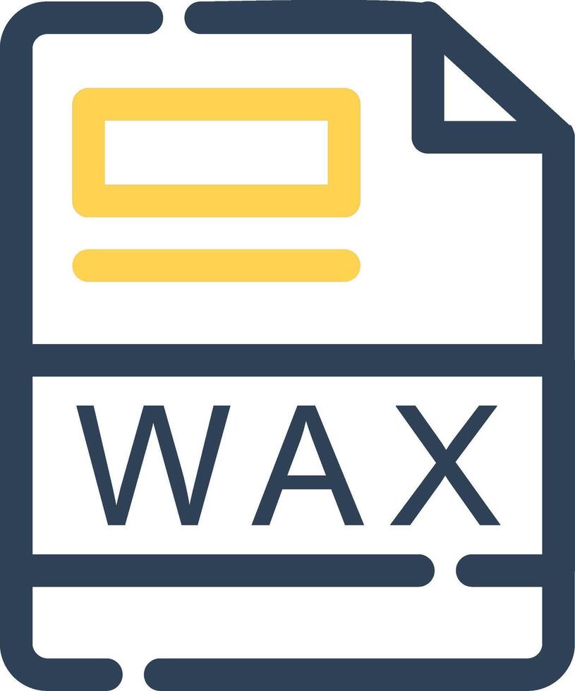 WAX Creative Icon Design vector