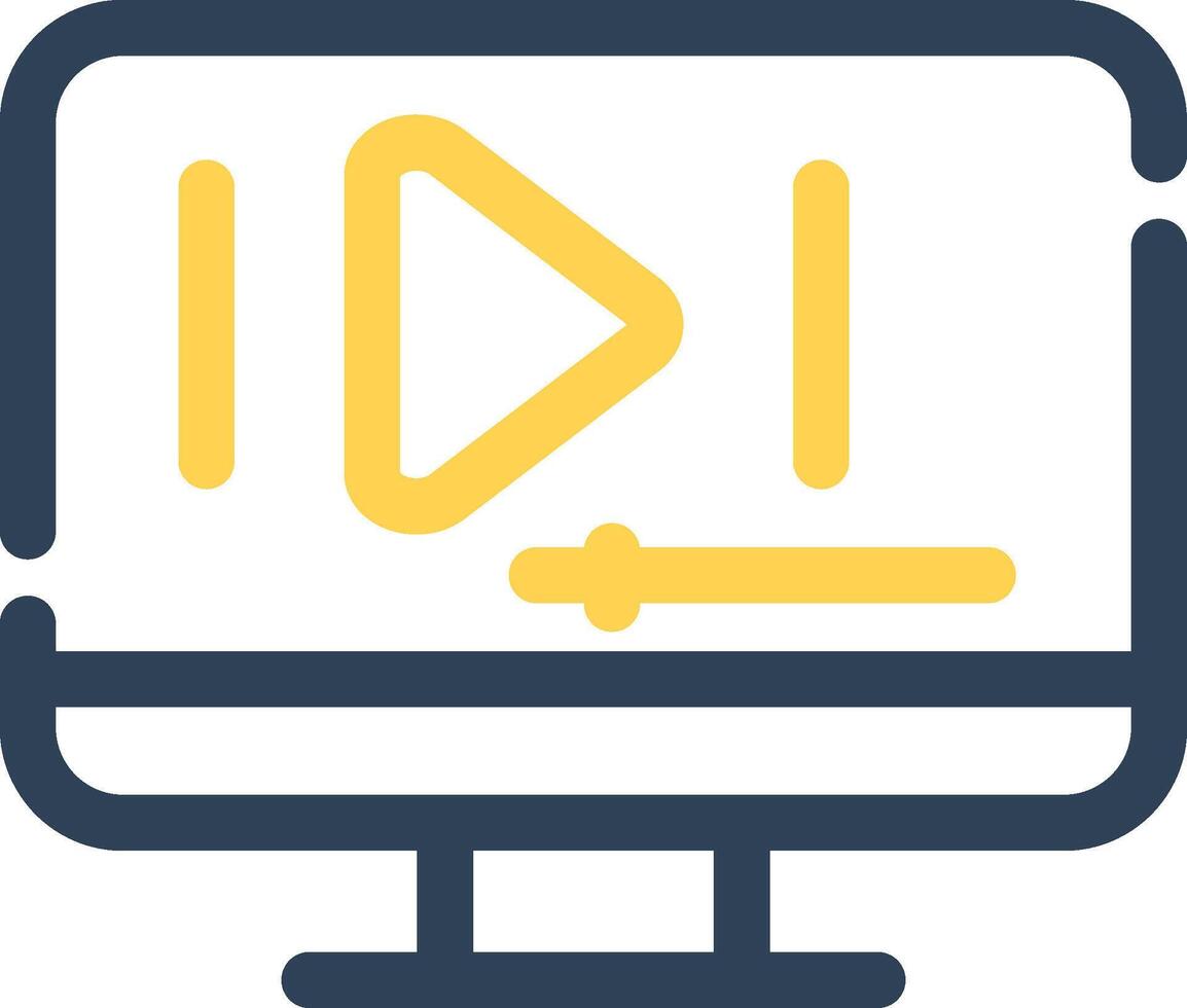 Video Play Creative Icon Design vector