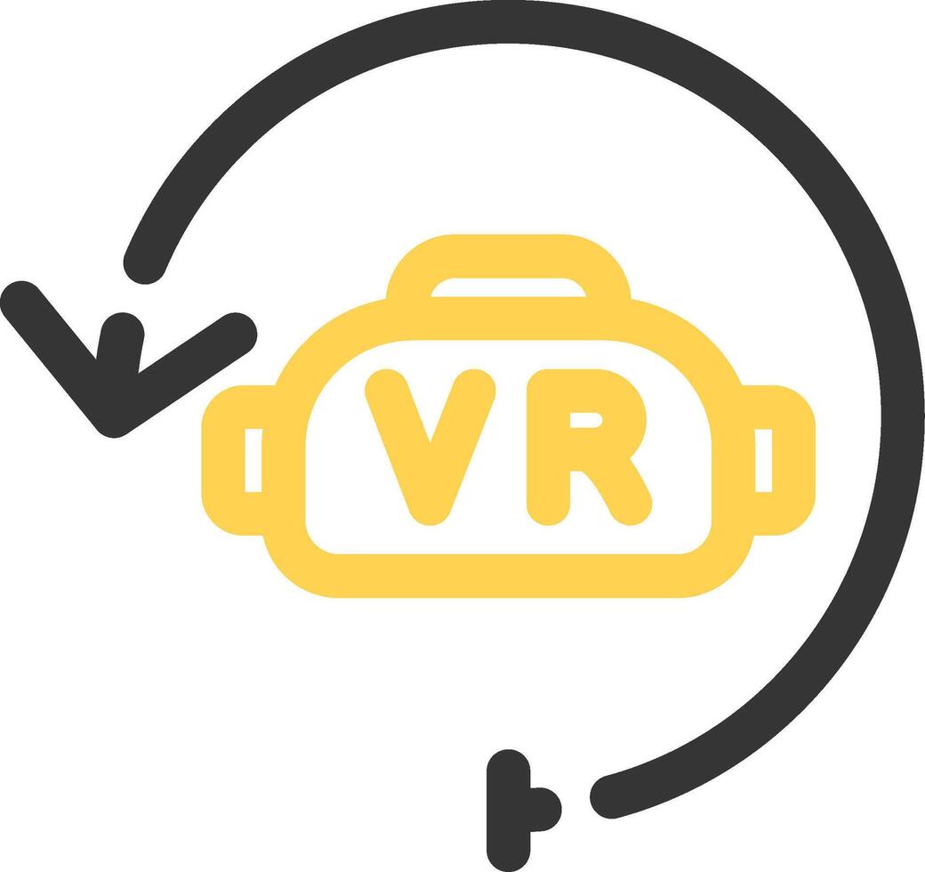 Virtual Reality Creative Icon Design vector