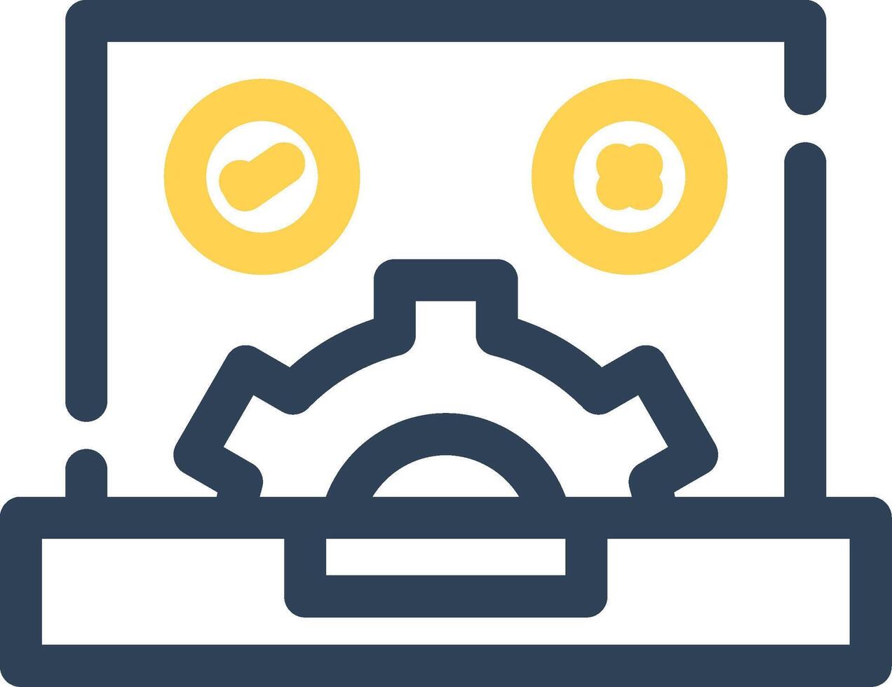 QA Testing Creative Icon Design vector