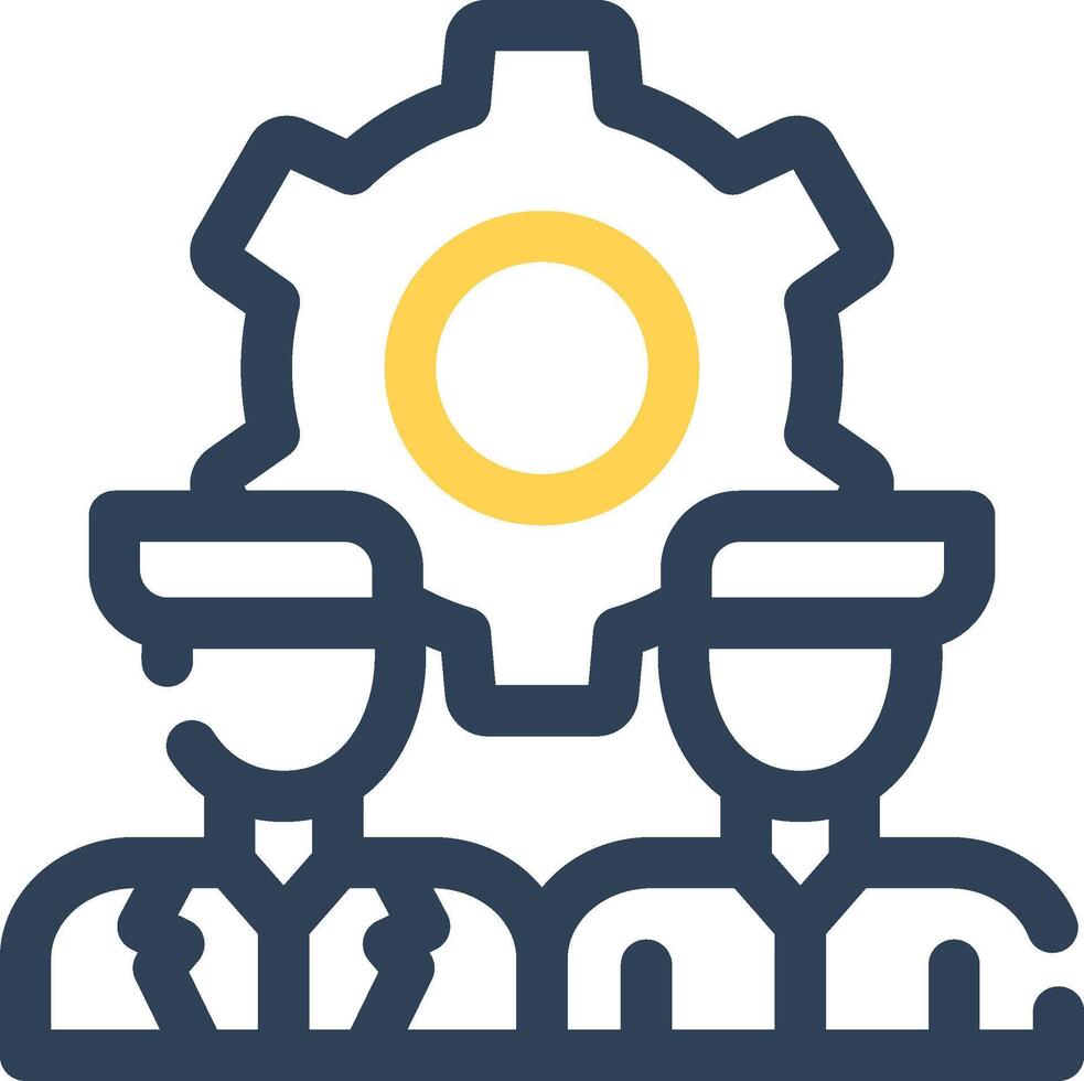 Line Two Color Design vector