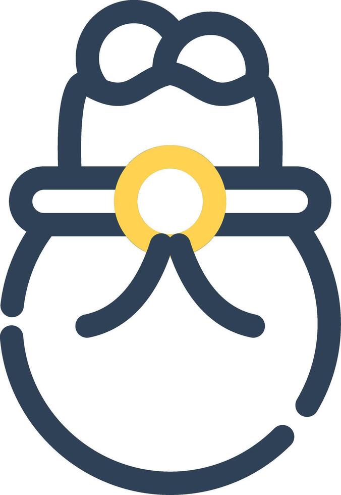 Money Bag Creative Icon Design vector