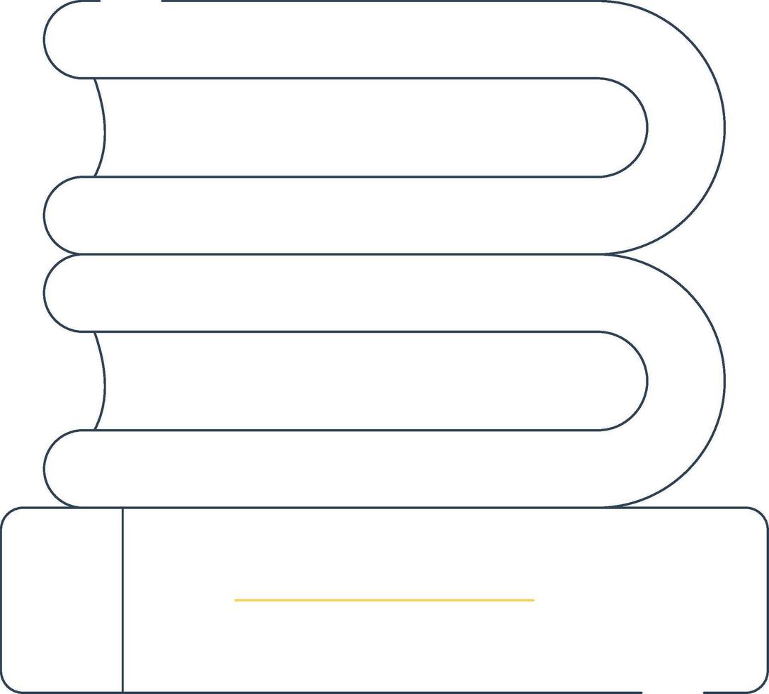 Line Two Color Design vector