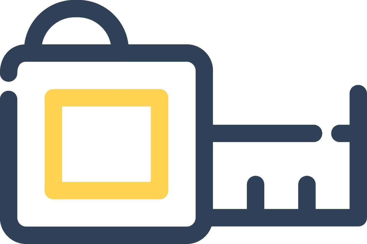 Measuring Tape Creative Icon Design vector