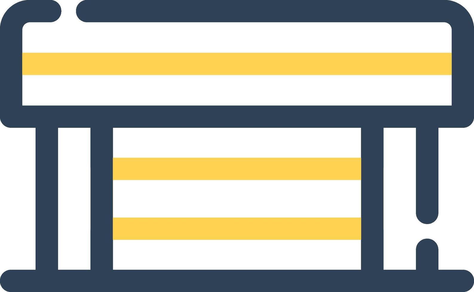 Line Two Color Design vector