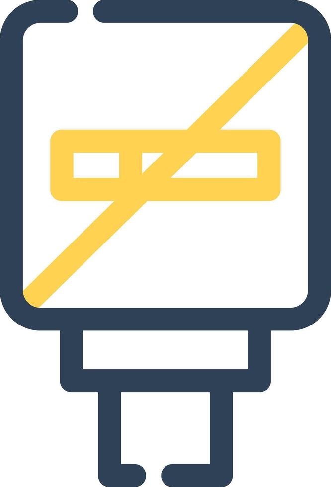No Smoking Creative Icon Design vector