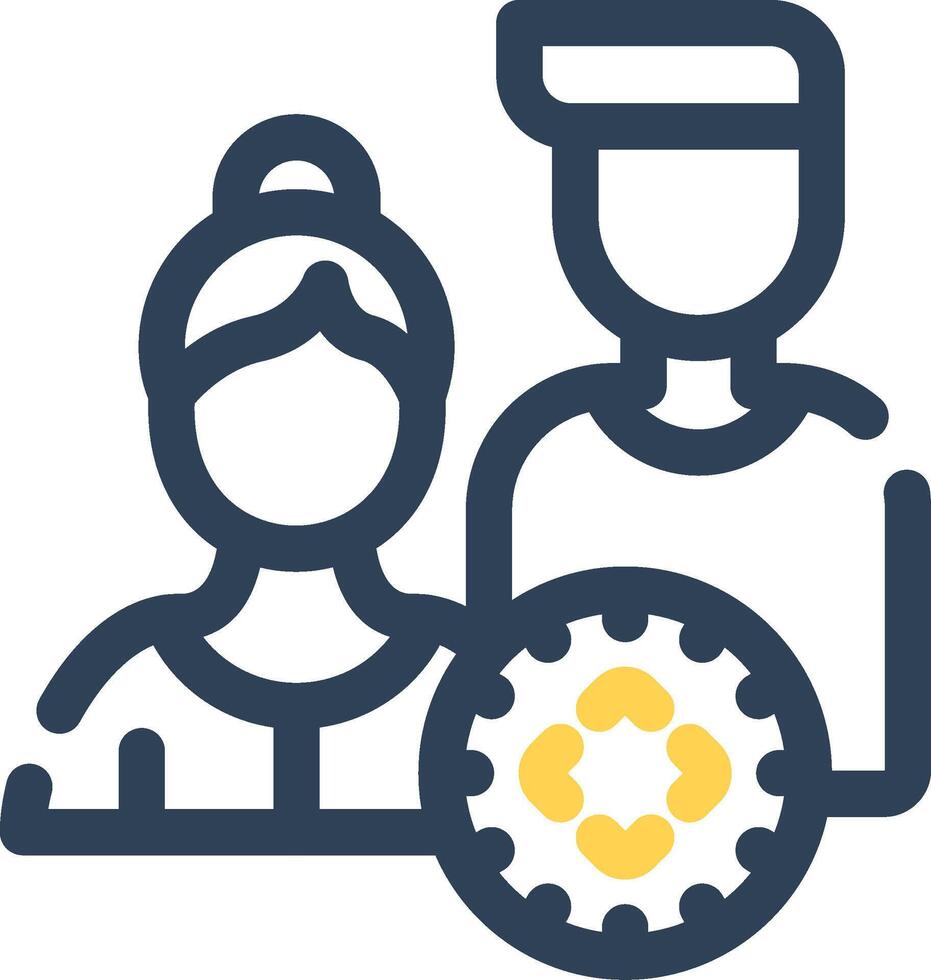 Focus Group Creative Icon Design vector