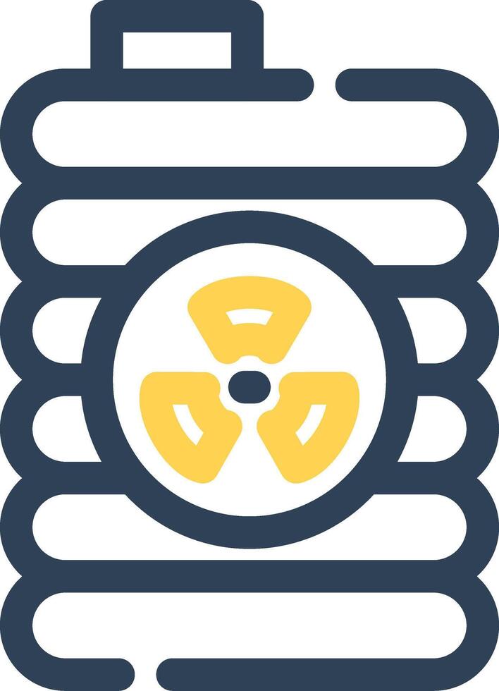 diseño de icono creativo nuclear vector