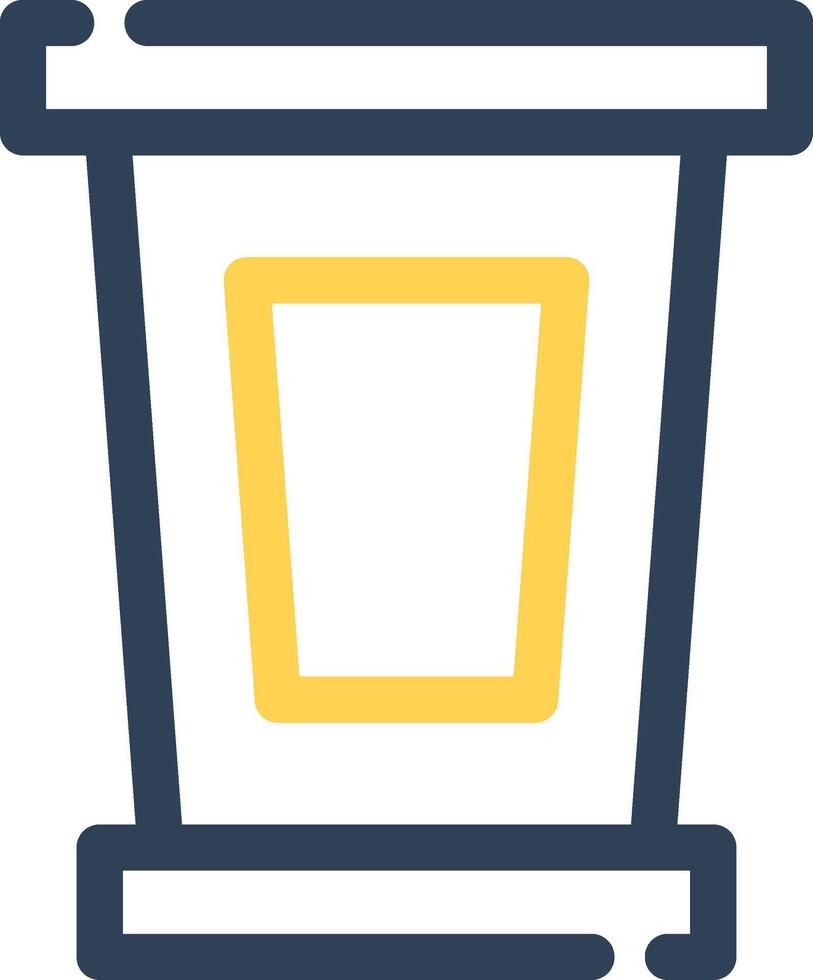 Witness Stand Creative Icon Design vector