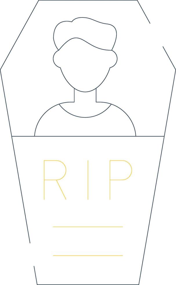 People Coffin Creative Icon Design vector