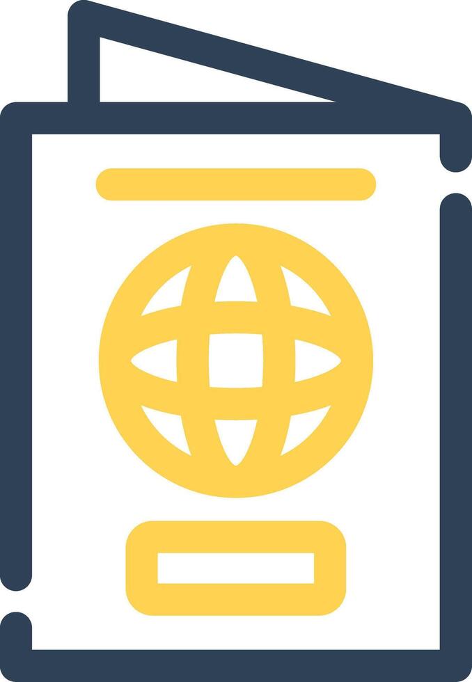 Passport Creative Icon Design vector