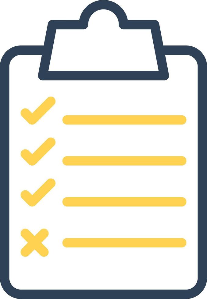 Checklist Creative Icon Design vector