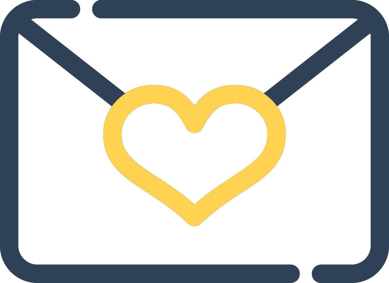 Love Mail Creative Icon Design vector