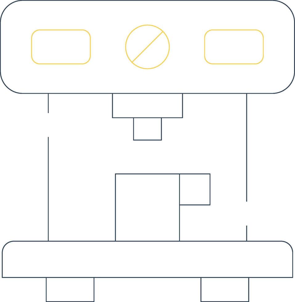 Line Two Color Design vector